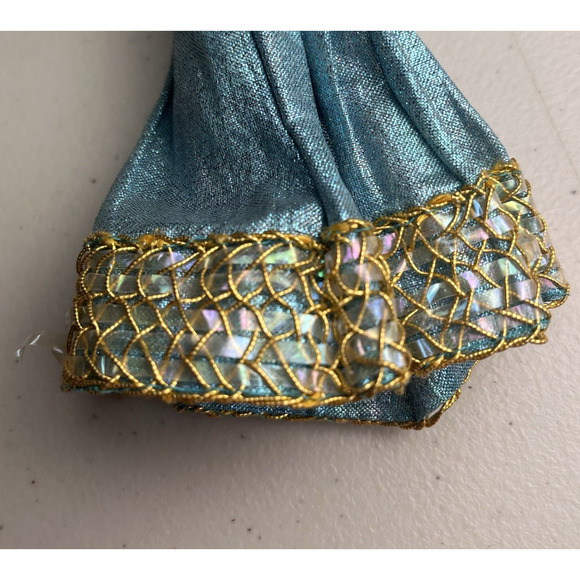 Vintage Barbie Dress #1469 Blue Royalty 1970 Fashion Clothes Superstar Era - Picture 9 of 16